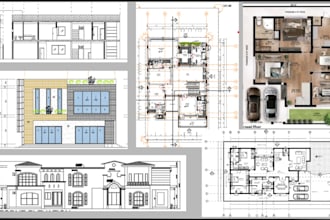 create and draft 2d architectural plans