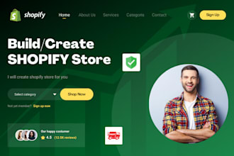 build, design, create shopify store, shopify website