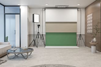 3d render your commercial space, kafe, bar, and restaurant
