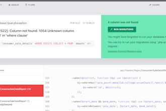 debug and fix PHP laravel filament problems quickly