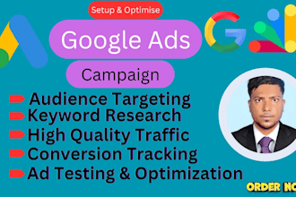 be your expert google ads ppc campaign manager