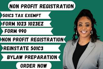 non profit registration, llc registration, ein, 501c3, tax exempt form 990
