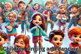 write children kid song, nursery rhyme, jingle, lullaby, vocalist, lyrics, intro