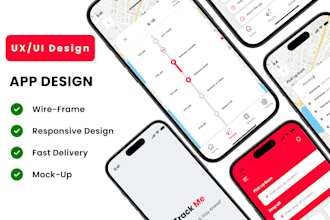 design mobile app uxui with figma prototype and wireframes