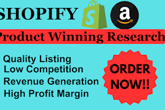 do shopify store promotion, winning product research, shopify product listing