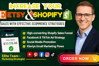 promote and advertise etsy, shopify, amazon and pinterest store to boost traffic