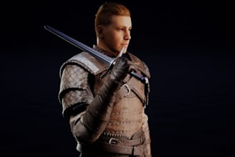 build 3d metahuman character, nsfw model, 3d humanoid model, ue5 rig, game asset
