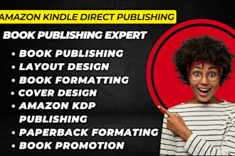 format, publish and promote your book on amazon  kindle KDP