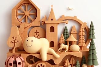 design custom cnc laser cut files for personalized puzzles and home decor
