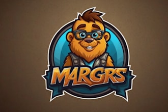 do business cartoon logo design and company mascot