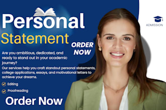 proofread and edit your personal statement, sop, or college application essay