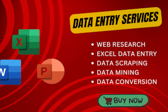 do data entry by web research and copy paste