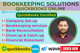 do accounting bookkeeping with quickbooks wave xero