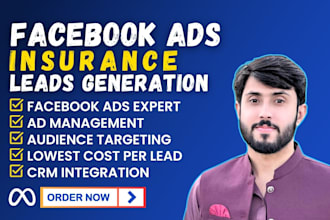 set up and manage your insurance facebook ads for leads generation