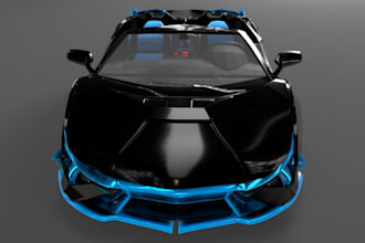 retouch 3d automotive car model for 3d printing, unique vehicle,minivans,truck