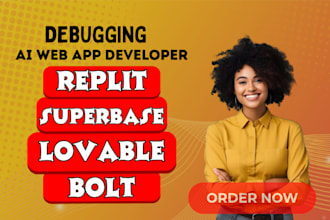 debug and fix your replit code deploy lovable ai web app lovable replit expert