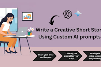 ghostwrite 5oo words story on any creative writing prompt, custom chatgpt prompt