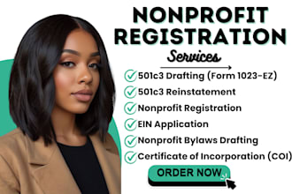 draft 501c3 reinstate 501c3 nonprofit registration form 1023ez bylaws ein coi