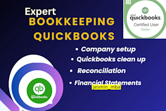 quickbooks clean up, setup, reconciliation, bookkeeping quickbooks online