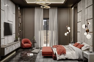 do photorealistic 3d rendering, floor plans, virtual staging and design