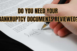 get review of pacer documents and bankruptcy