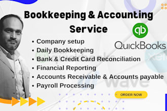 do accurate bookkeeping and financial reporting via quickbooks online
