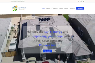 create your wp website