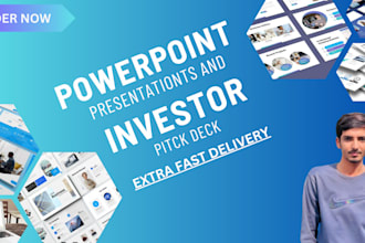 do powerpoint presentation and investor pitch desk design