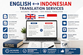 translate english to indonesian and indonesian to english