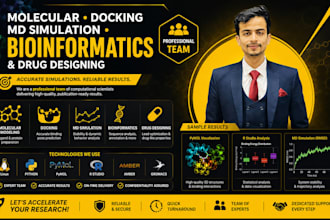 do molecular docking , drug designing , md simulation