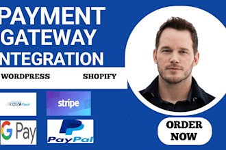 create payment gateway integration for your website, wise, square, stripe paypal