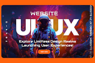 design clean web UI design app UI, website and landing page with figma