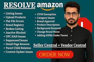resolve amazon listing variation errors, suppressed issues and inactive listings