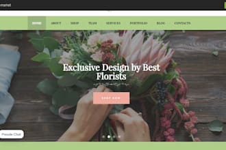 design flower shopify store flora website herbs store florist website gardening