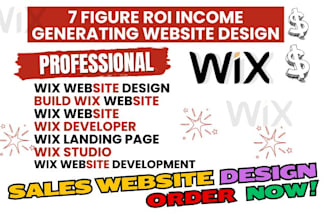 build wix website redesign landing page design wix store site SEO development