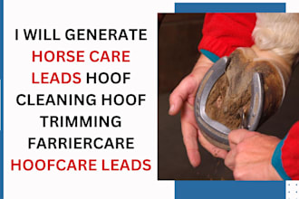 generate horse care leads hoof cleaning hoof trimming farrierlife hoofcare leads