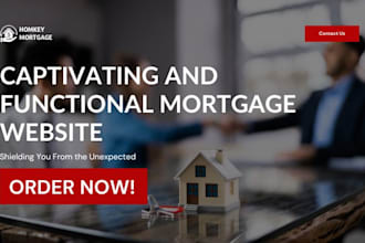 build mortgage landing page, mortgage website, mortgage calculator mortgage web