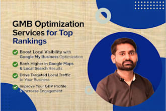optimize your google my business, local SEO gbp, and map pack ranking