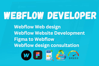 develop, modify webflow website, figma to webflow, webflow developer