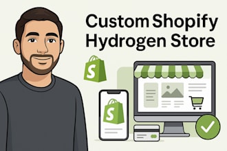 build a custom shopify store with hydrogen apps