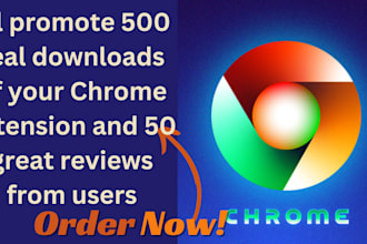 promote chrome extension for real US, UK users chrome extension downloads