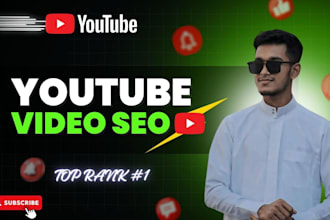 be your youtube channel manager and video SEO expert