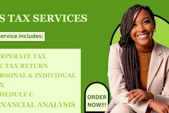 prepare and efile, boi report, USA tax returns for personal corporate and llc