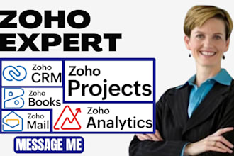 be your specialist for people, projects, desk, one, and data migration on zoho