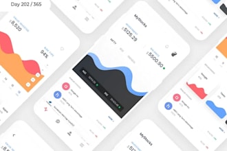 design and develop a stock trading dashboard and mobile app