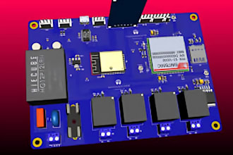 design pcb schematics, 3d models on easyeda, altium and proteus