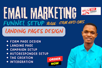 build landing page sales funnel in systeme io, kajabi wix,clickfunnels, unbounce