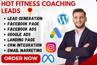 generate hot fitness coach leads online coaching leads personal trainer leads