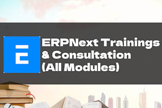 give erpnext training and configuration