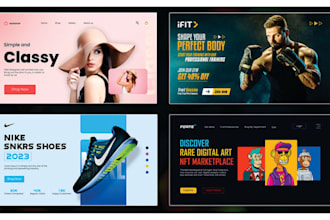design shopify store banner for dropshipping store, ecommerce store banner